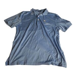 Full Turn Polo Shirt Mens XLarge Blue Golf Golfing Golfer Outdoor Adult